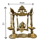 Ganesha on Jhula with Diya’s