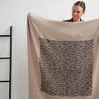 Wren Merino Throw: Brown