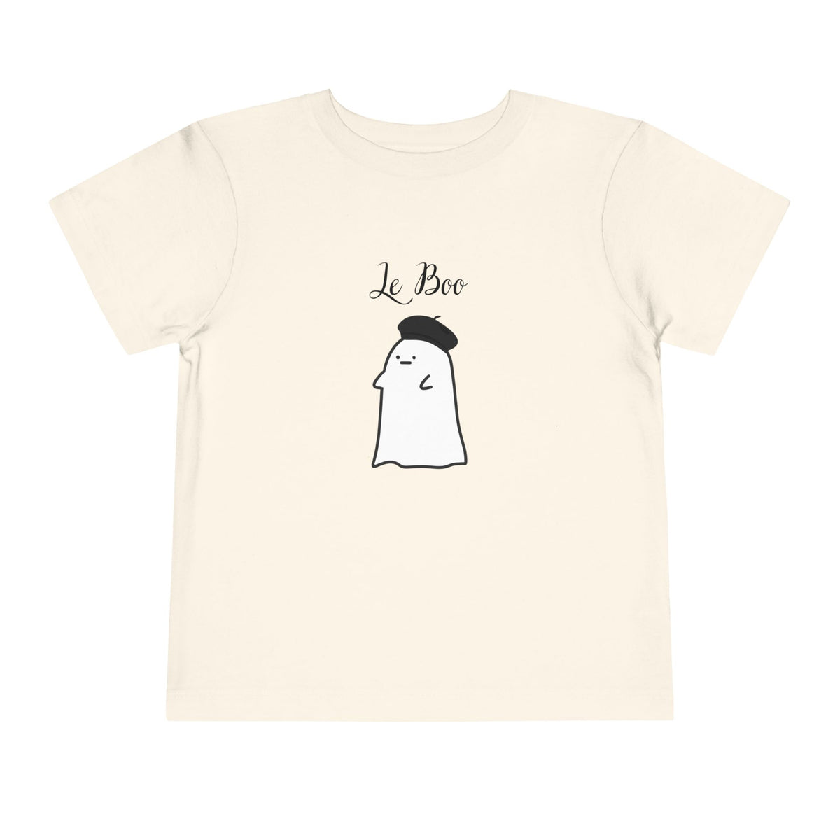 Le Boo French Ghost Toddler Tee, Cute Halloween Ghost Graphic Tee