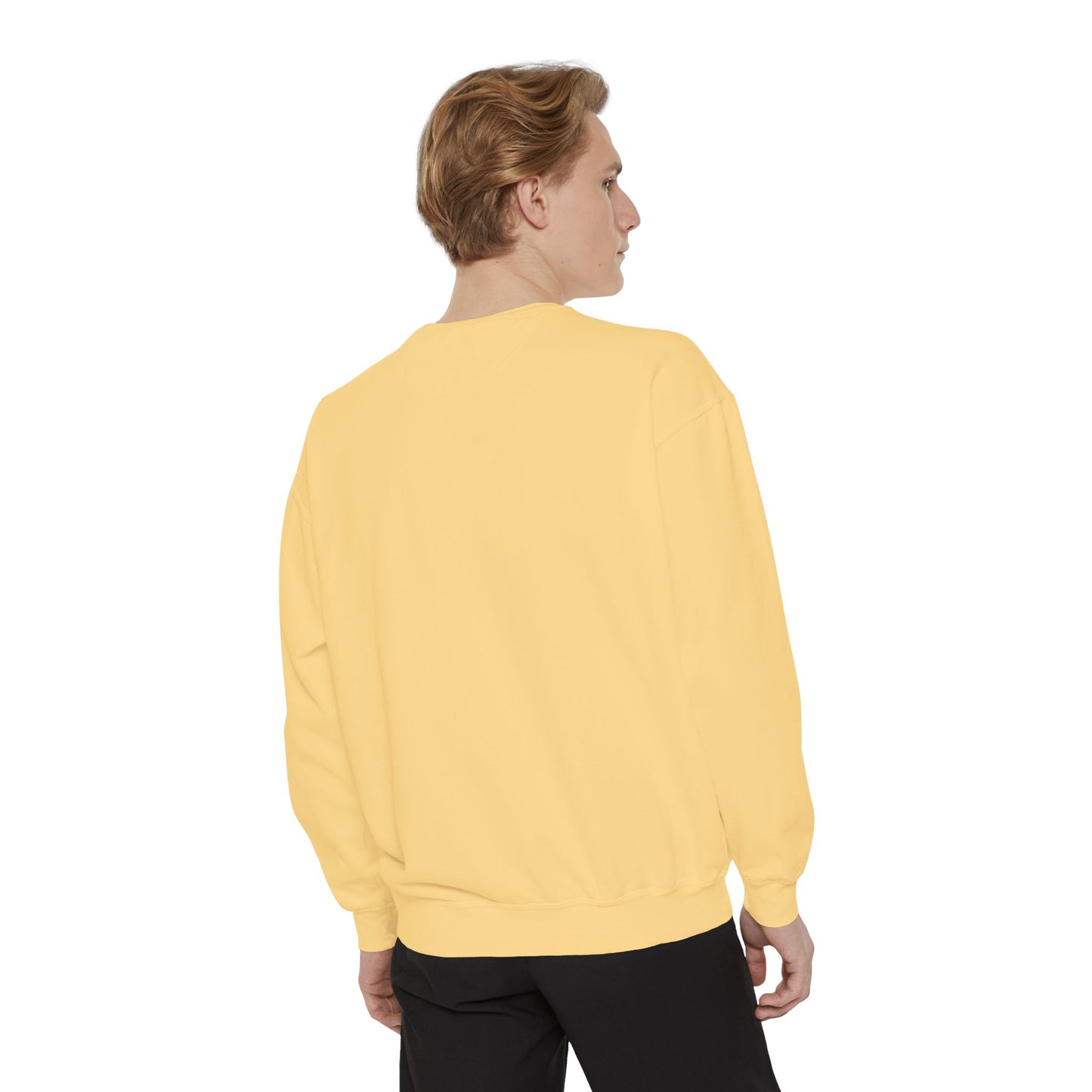 Sweat-shirt Oui et texte en bloc, couleurs confort