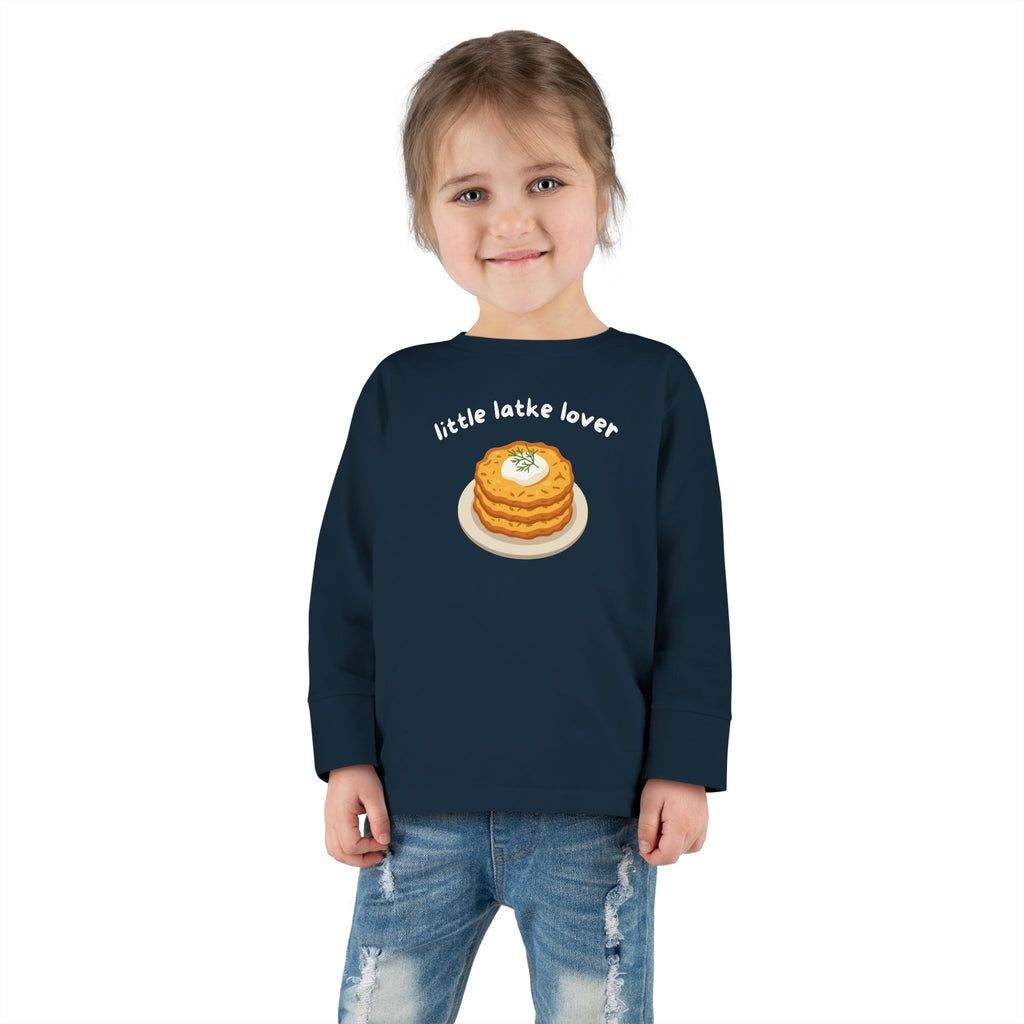 Little Latke Lover Potato Pancake Long Sleeve Tee