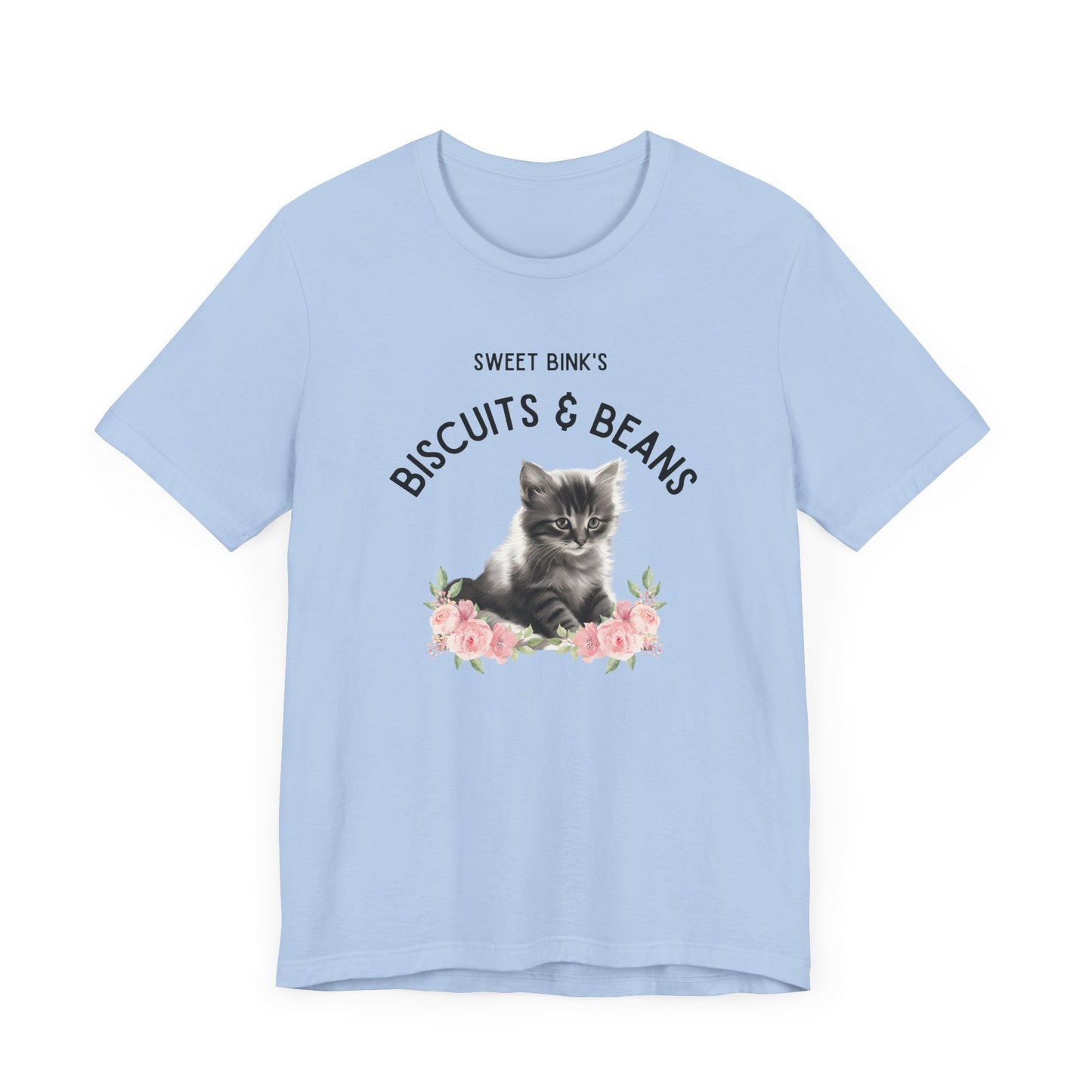 Sweet Bink's Biscuits and Beans cat tee