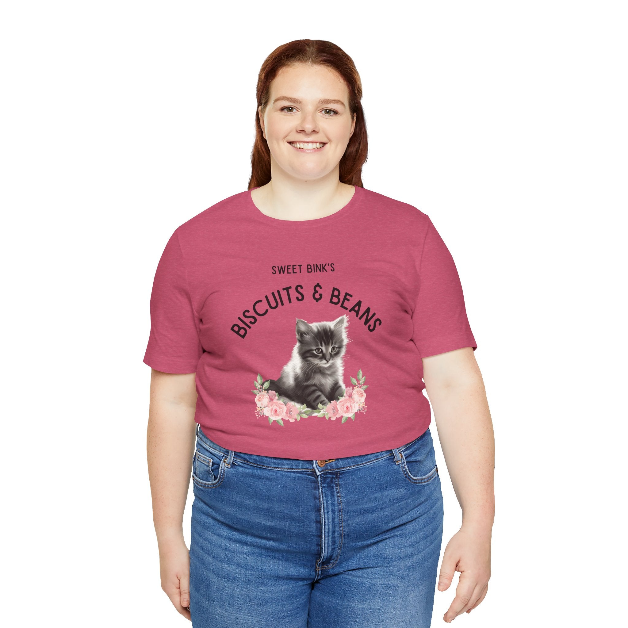 Sweet Bink's Biscuits and Beans cat tee