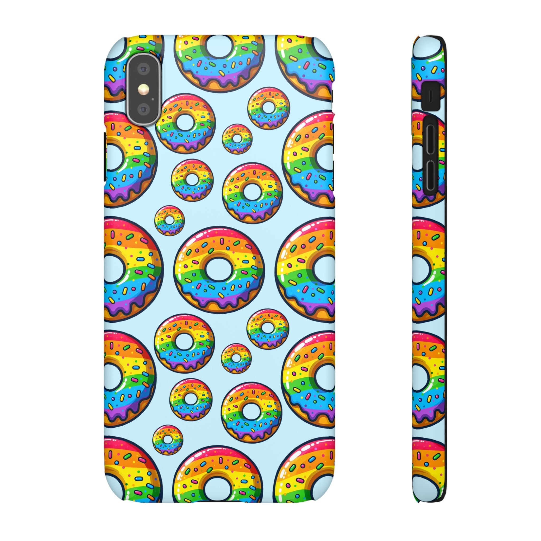 Bespattered Facade Rainbow Sprinkle Donut Snap Case