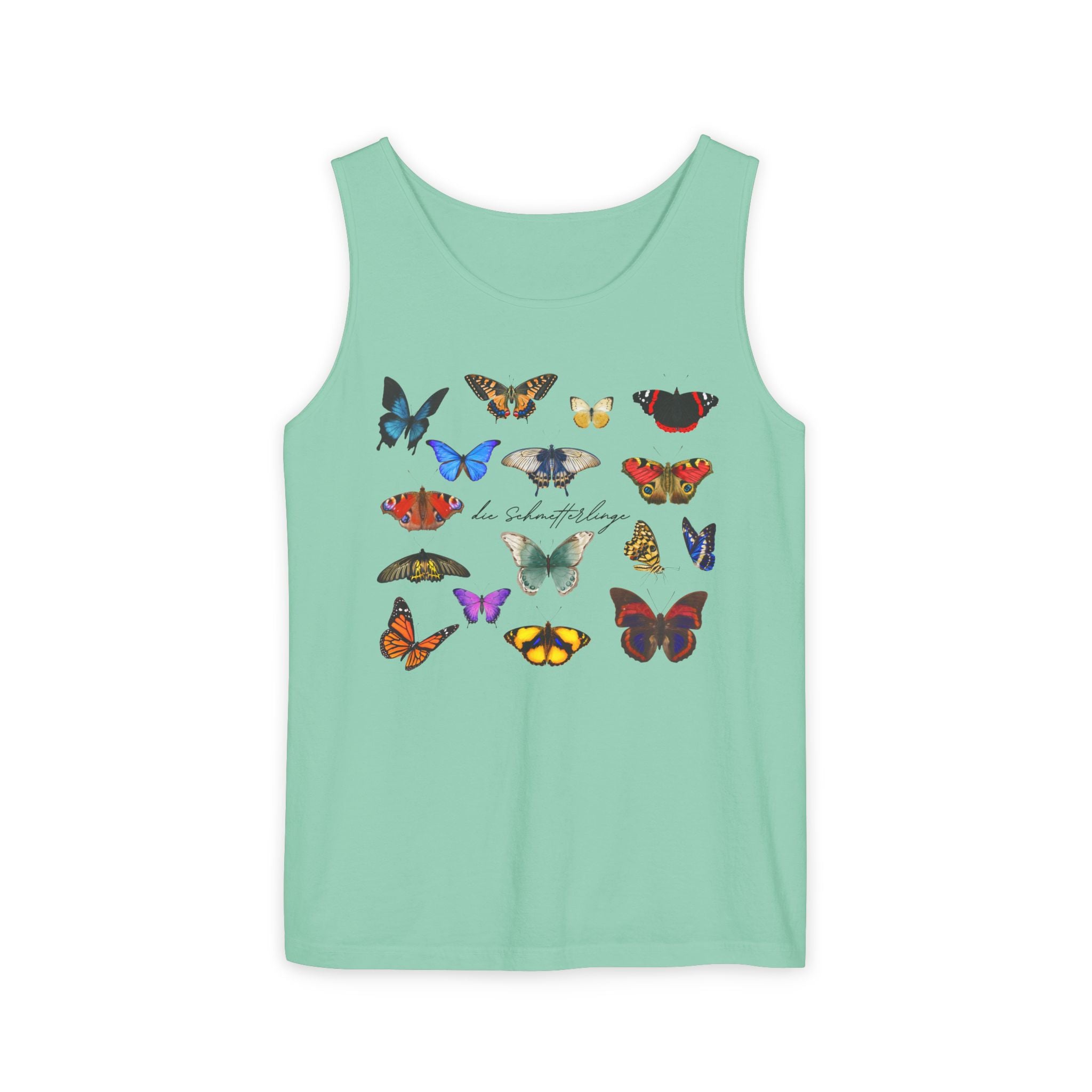Die Schmetterlinge Tank Top — German Butterflies Graphic Tank