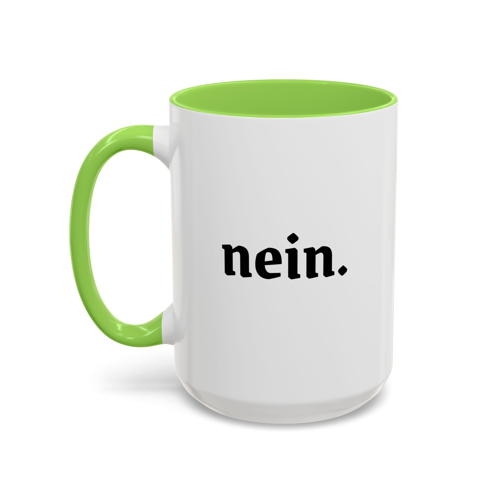 Nein. Mug — Minimalist German Word Coffee Cup (11oz & 15oz)