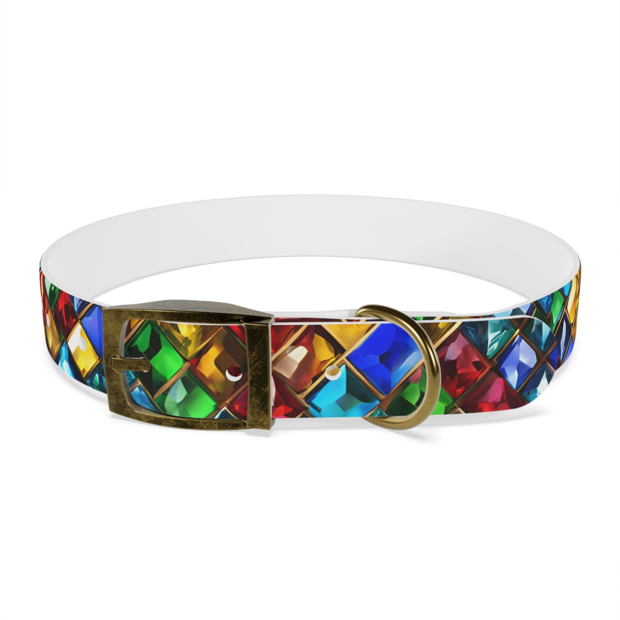 Jewel print Dog Collar