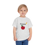 Pomme Toddler Short Sleeve Tee by Printify
