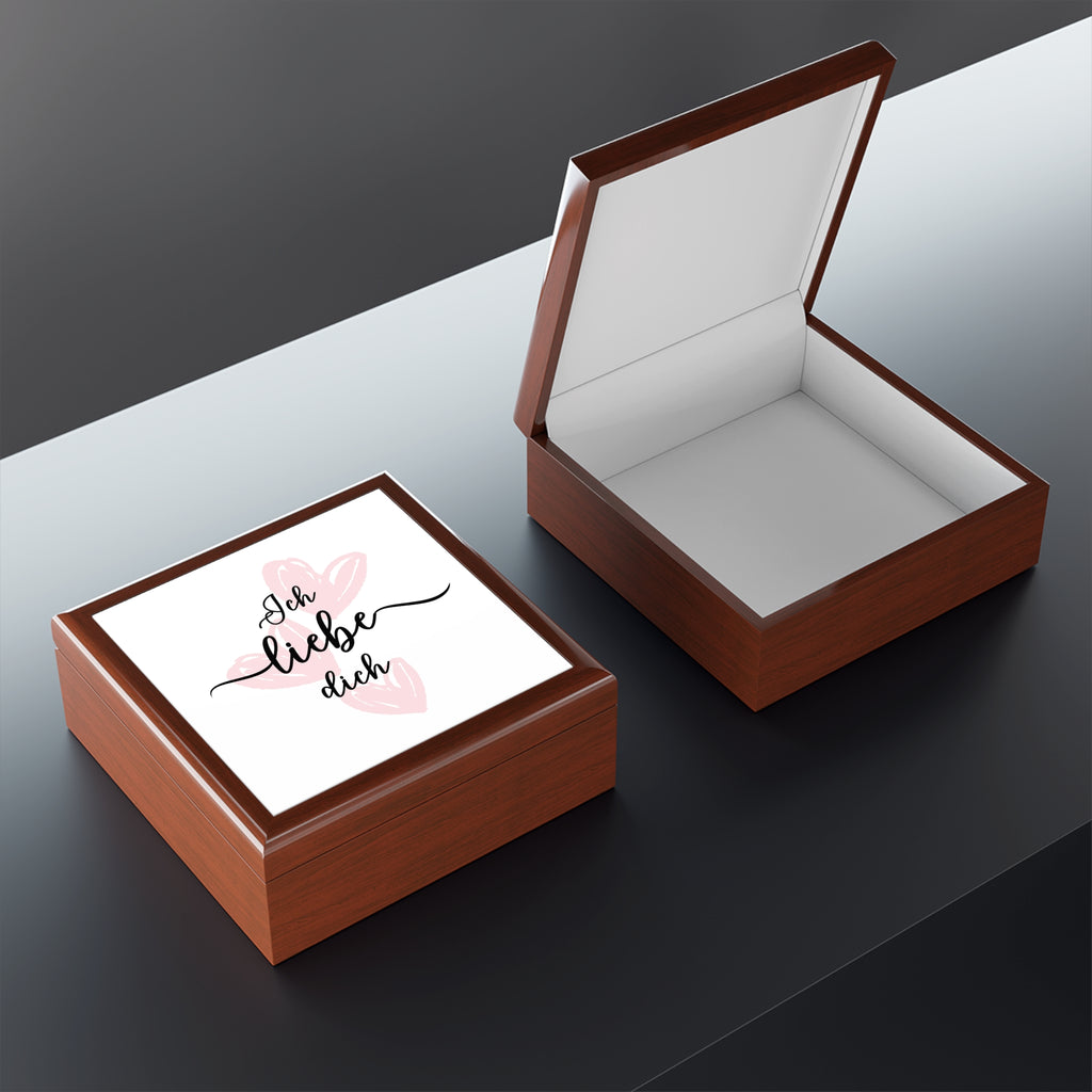 Ich liebe dich German gift Jewelry Box