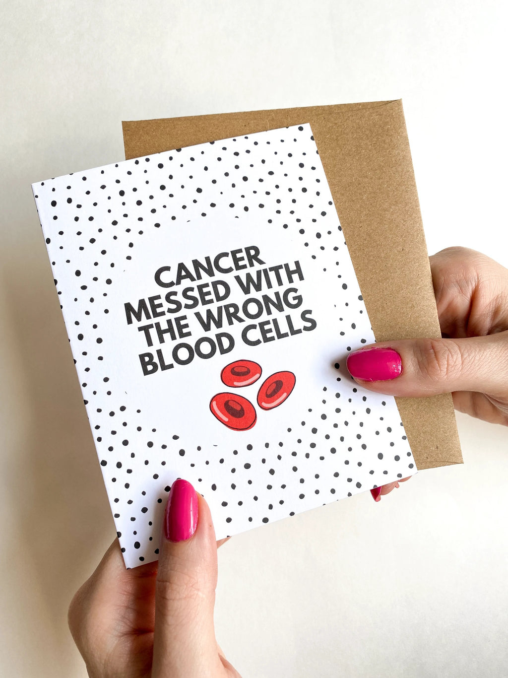 Leukemia Funny Get Well Card by Five Dot Post