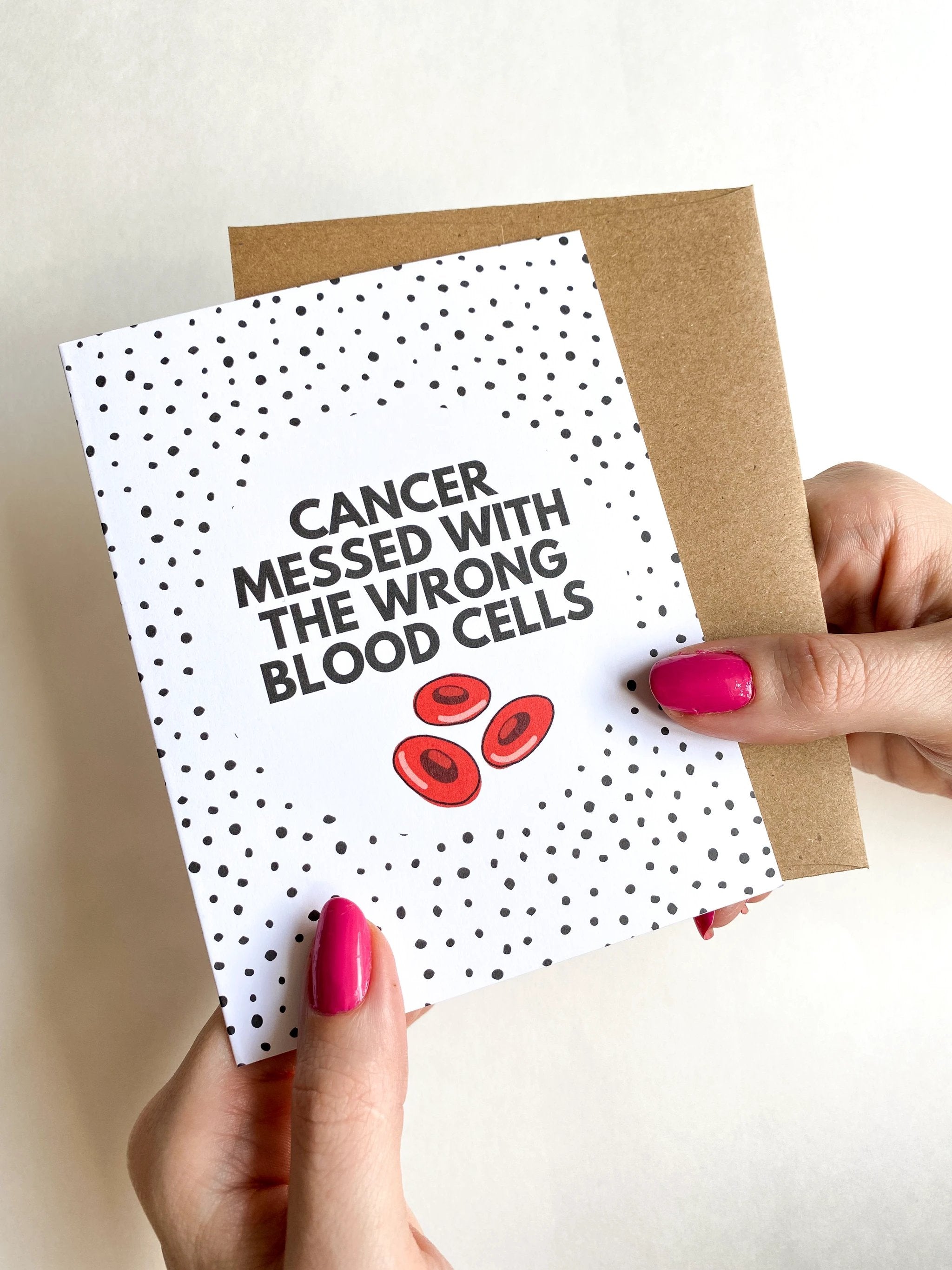 Leukemia Funny Get Well Card by Five Dot Post