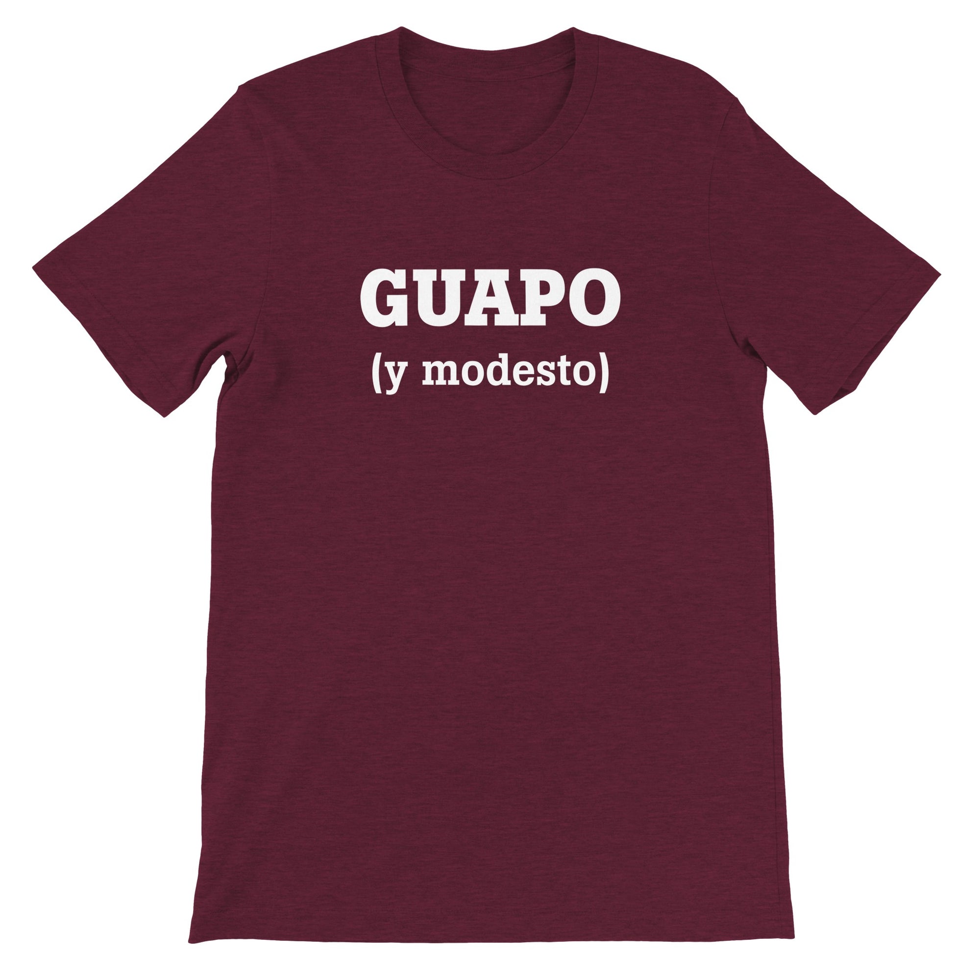 Guapo y modesto tee
