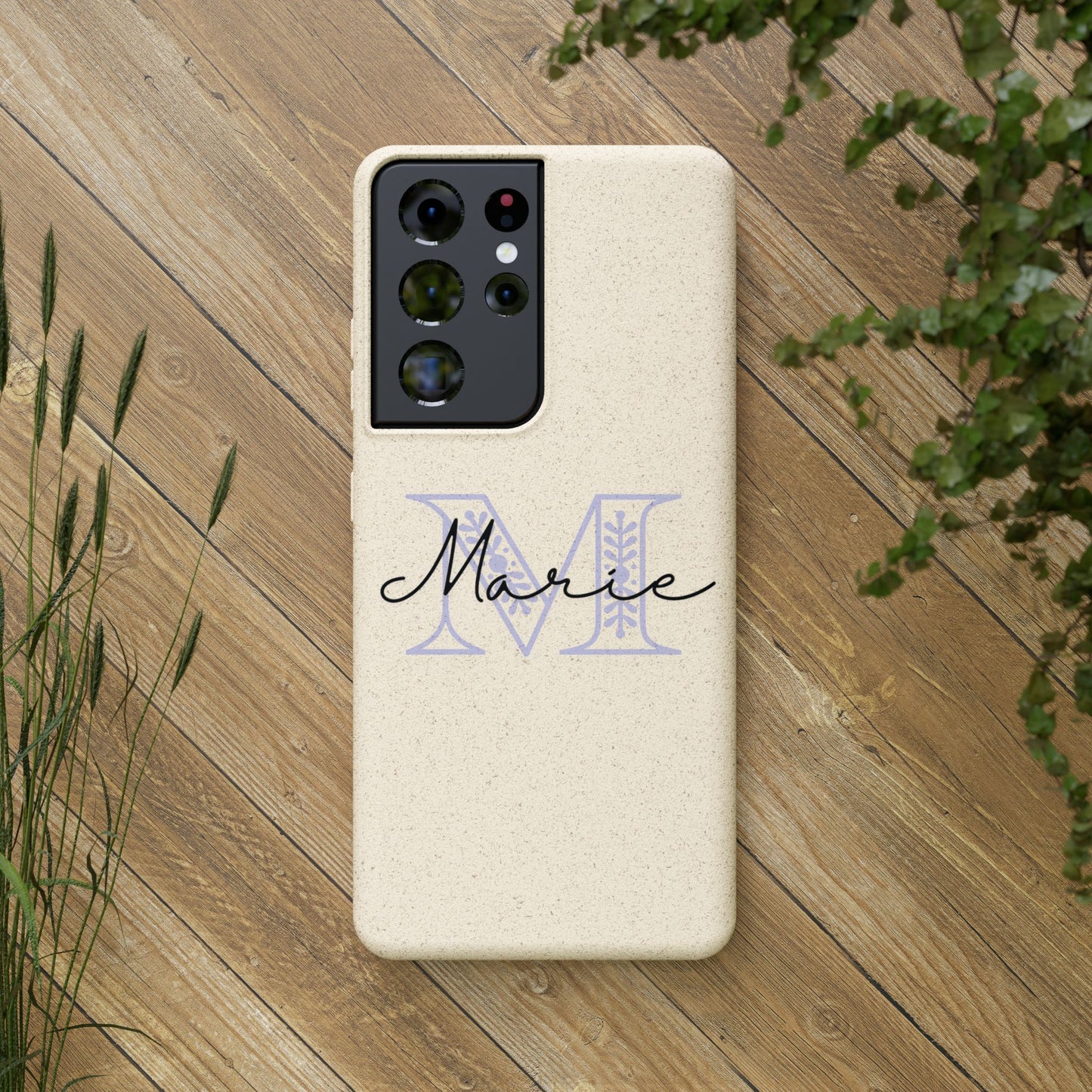 Eco-friendly monogrammed Phone case