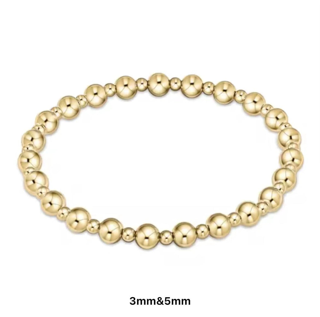 Classic Multi Mixed Beaded Waterproof Non-Tarnish Bracelets by Curated By Suarez