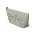 German mental health Accessory Pouch "Gönnt dir eine Pause" (Give yourself a break) Floral Makeup Bag, geschenk