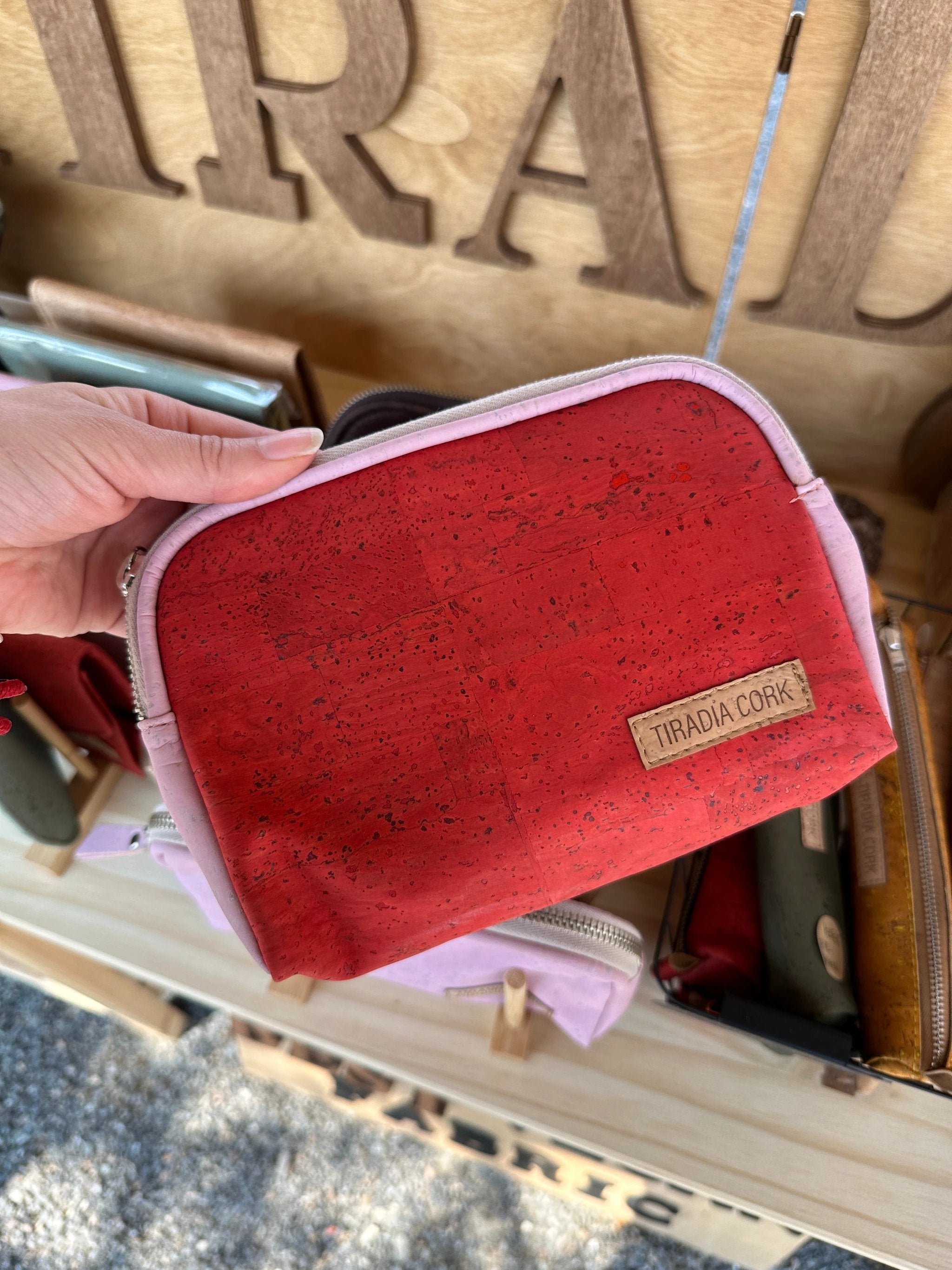 Sidekick Pouch Bag by Tiradia Cork