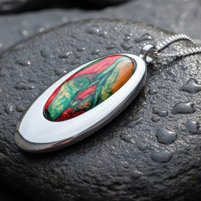 Scottish Highlands Heathergems Necklace - Handmade in Scotland