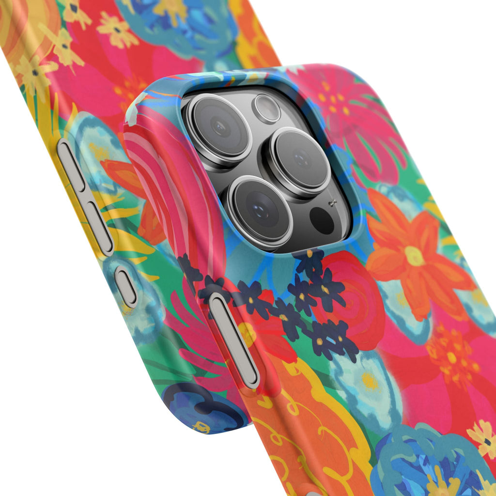 Bespattered Facade Bold Florals Snap Case