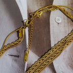 Triple Layered Necklace by Curated By Suarez