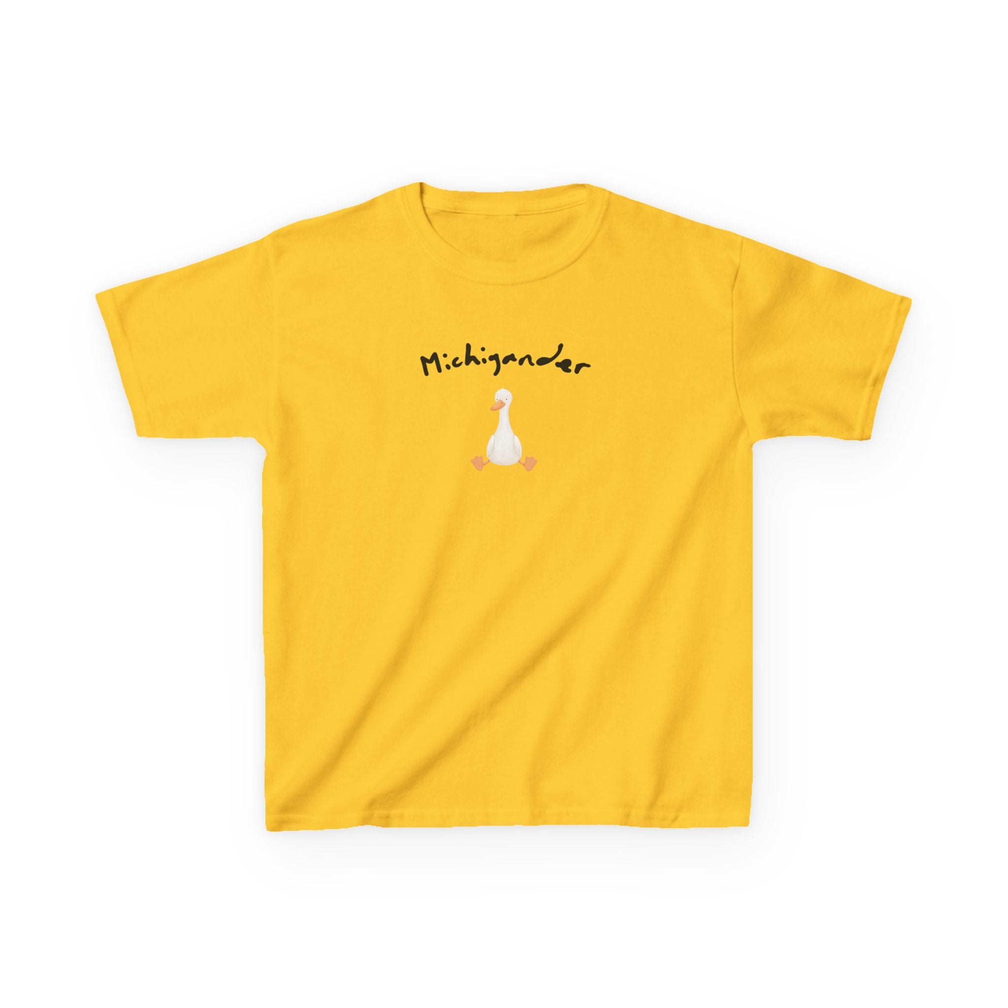 Kids Michigander Goose Tee, Michigan goosey Kids T-Shirt