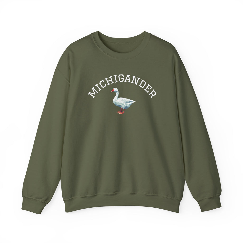 Michigander Goose Sweatshirt (collegiate)