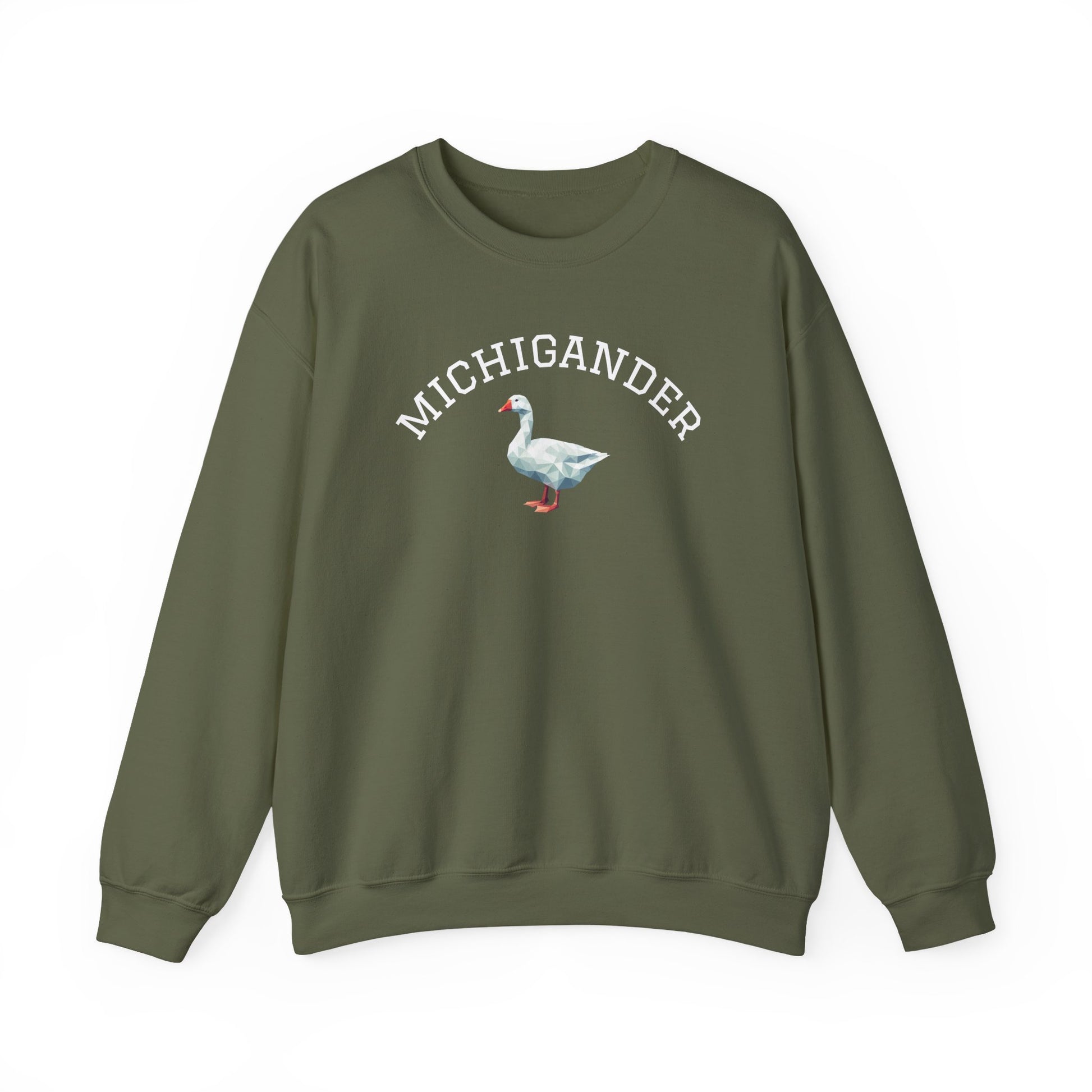 Michigander Goose Sweatshirt (collegiate)