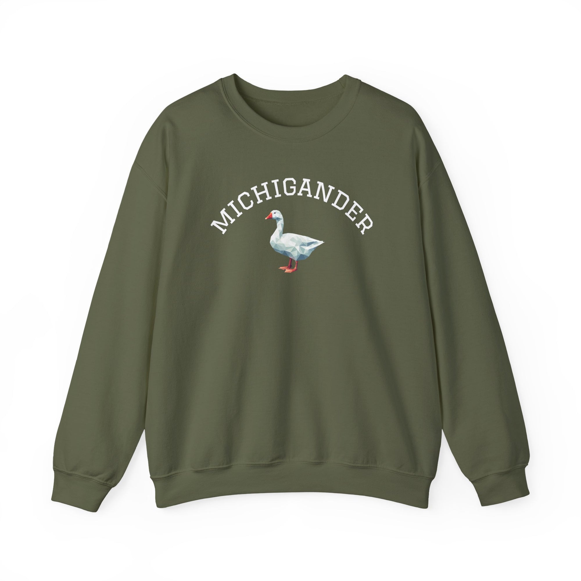 Michigander Goose Sweatshirt (collegiate)