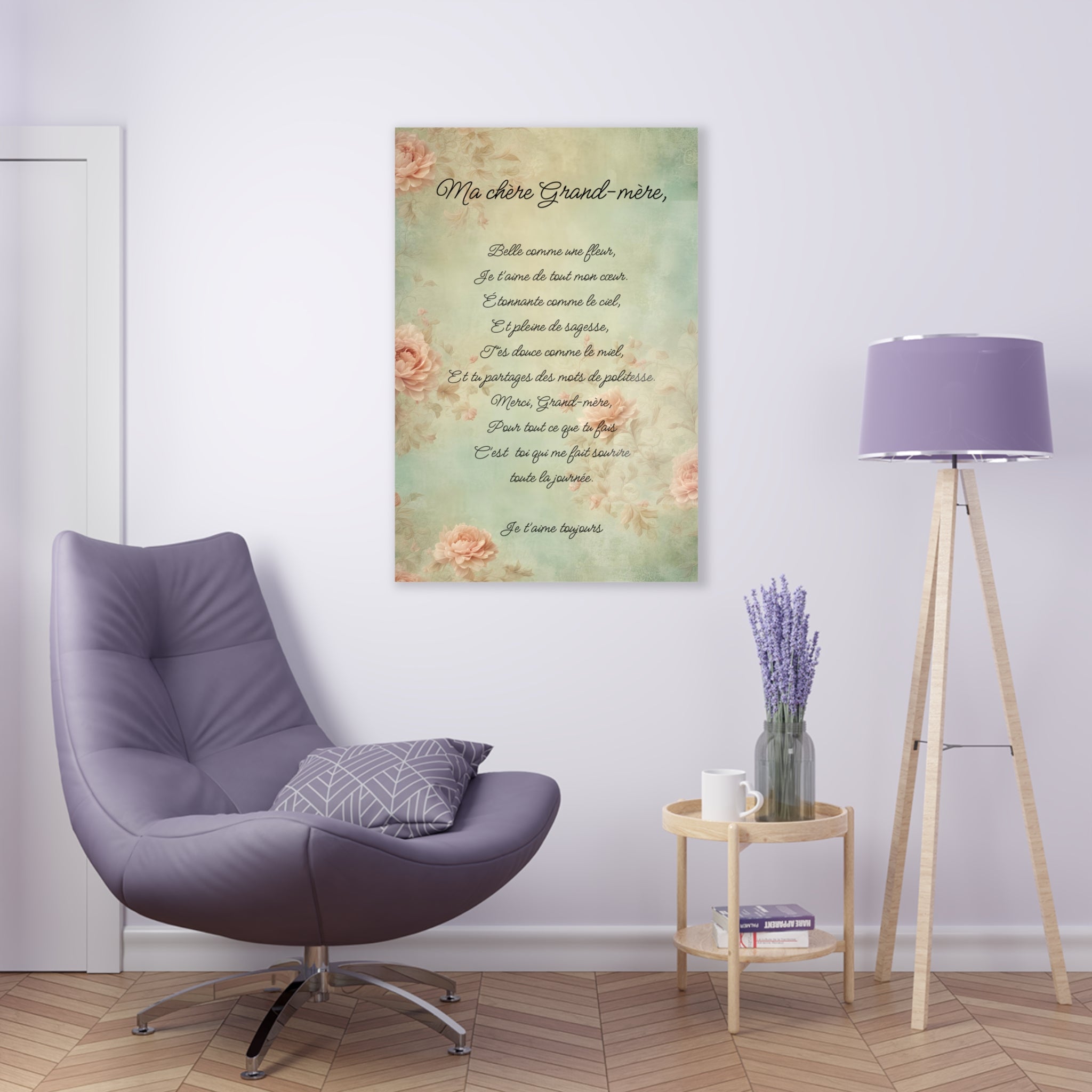 My dear grandmother (Ma Chere Grand - Mere) French Acrylic Print