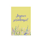 Joyeux Printemps Spring Floral Garden Banner Decor by Printify
