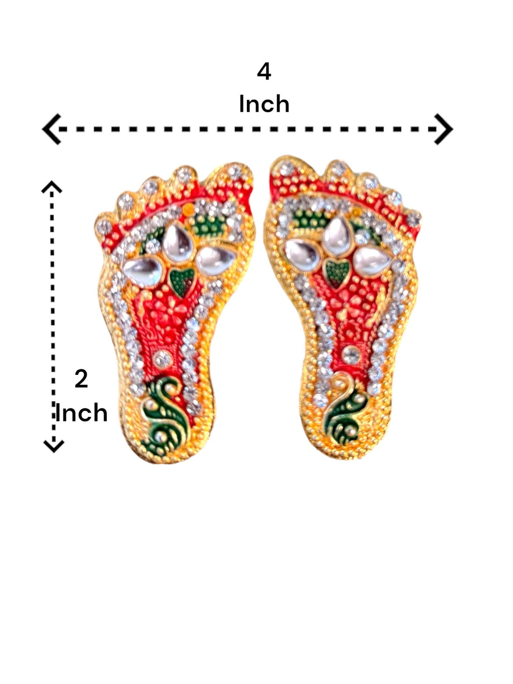 Laxmi Charan with Decorative Studs