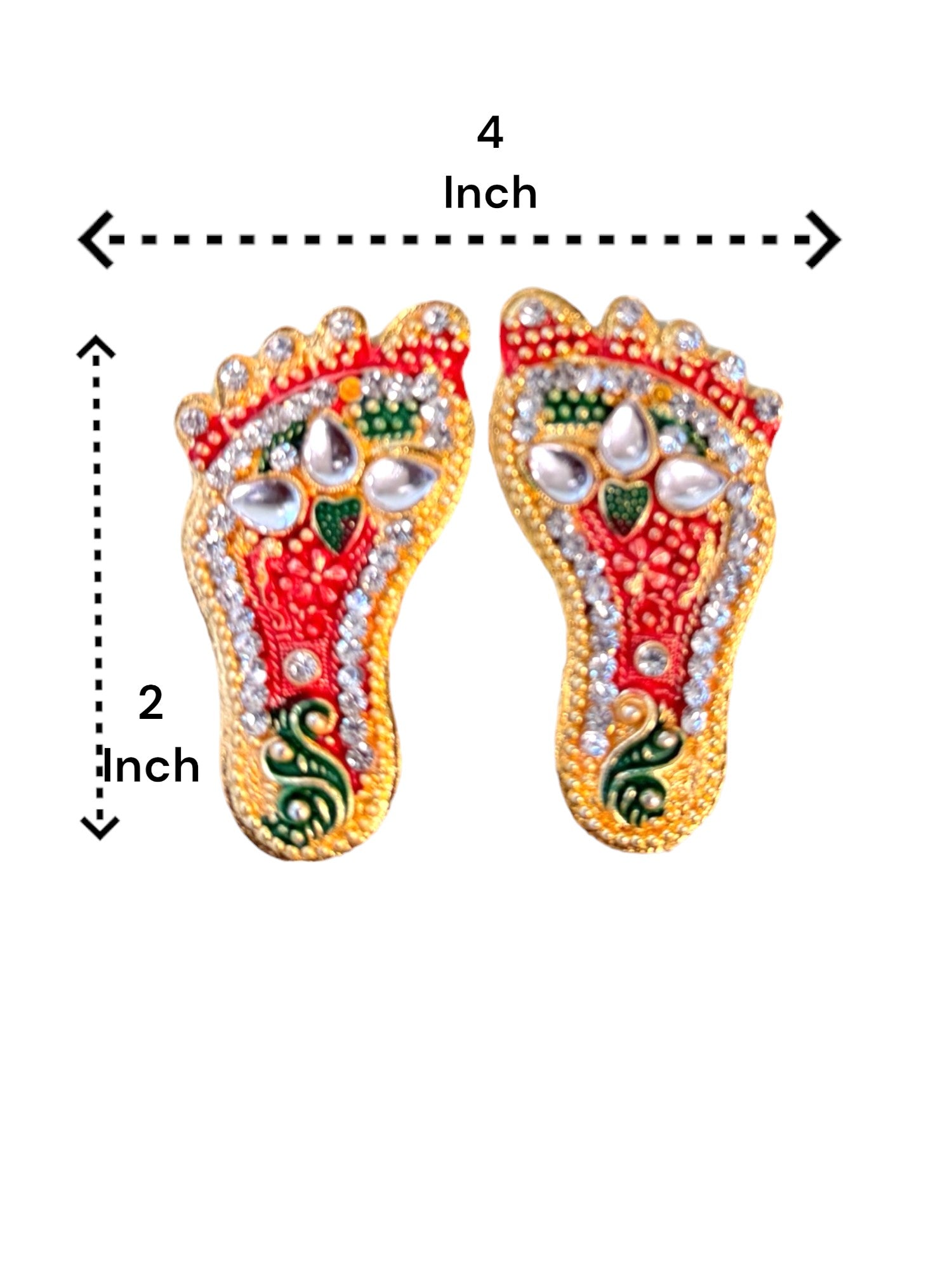 Laxmi Charan with Decorative Studs