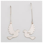 Dove Silhouette Sterling Earrings