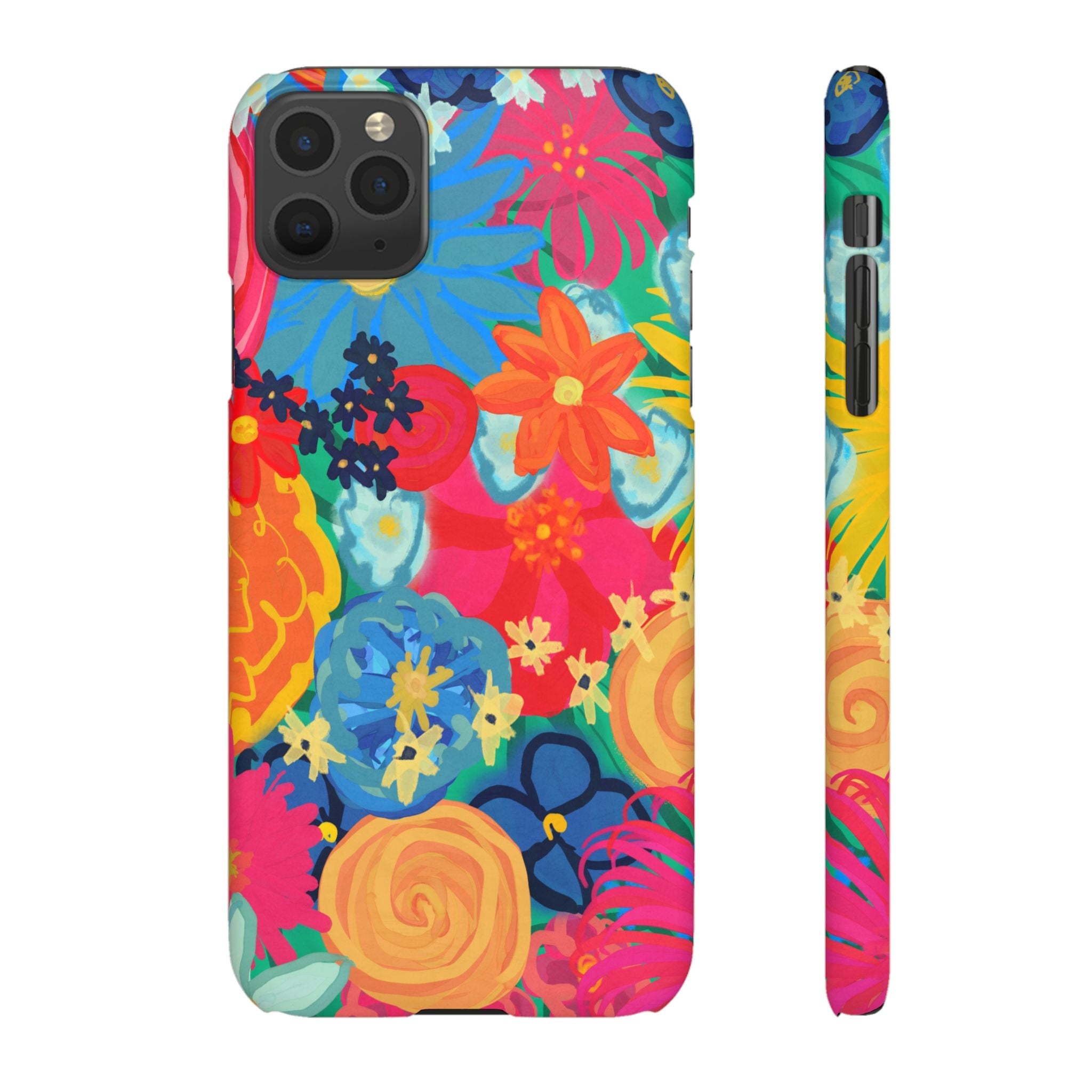 Bespattered Facade Bold Florals Snap Case