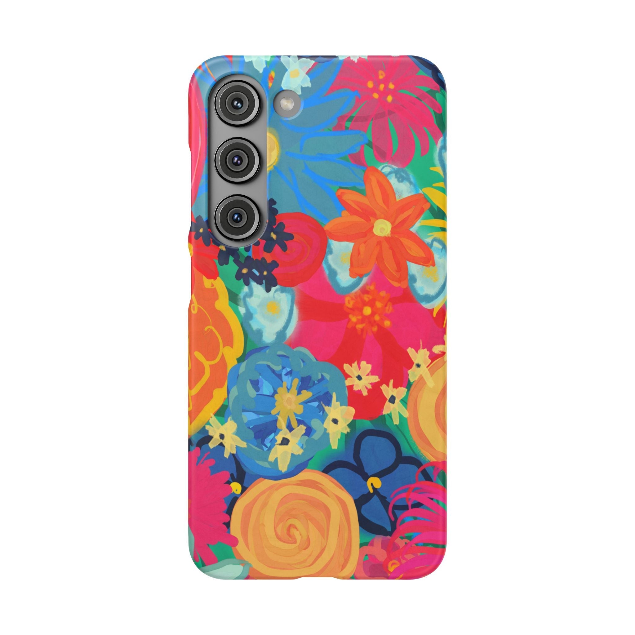 Bespattered Facade Bold Florals Snap Case
