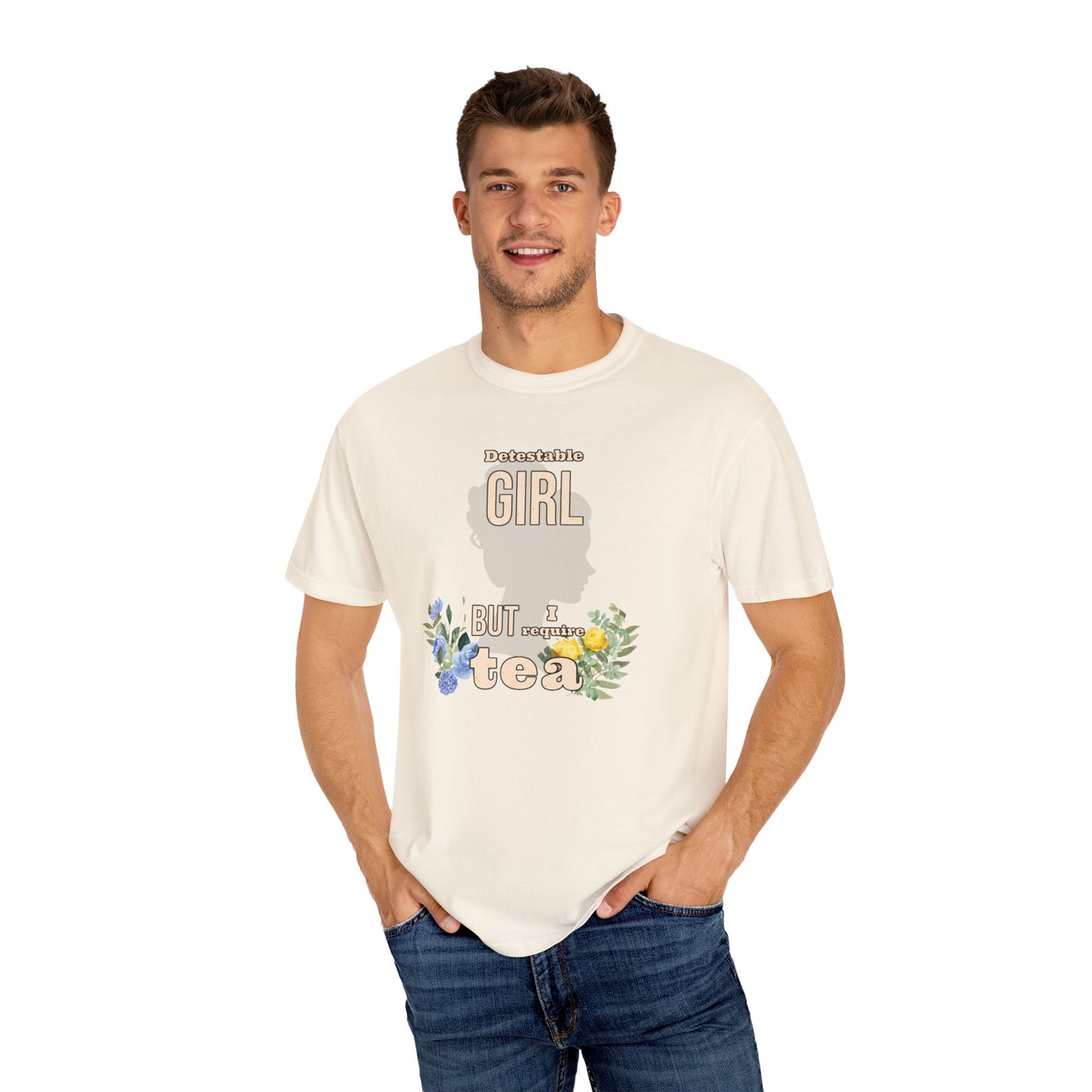 Detestable Girl but I require tea Oscar Wilde Quote T-Shirt, Importance of Being Earnest