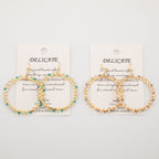 Gold-Plated Bohemian Crystal Earrings
