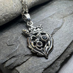 Petite Amethyst Scottish Luckenbooth Necklace
