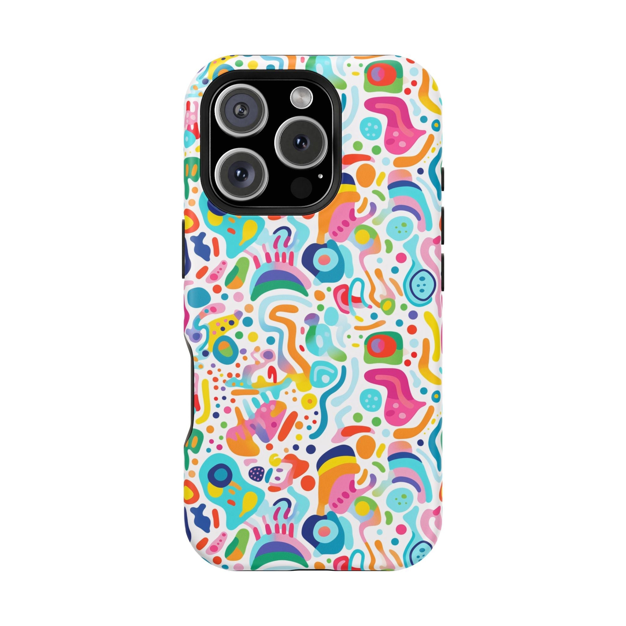Bespattered Facade Rainbow Doodles MagSafe Tough Case
