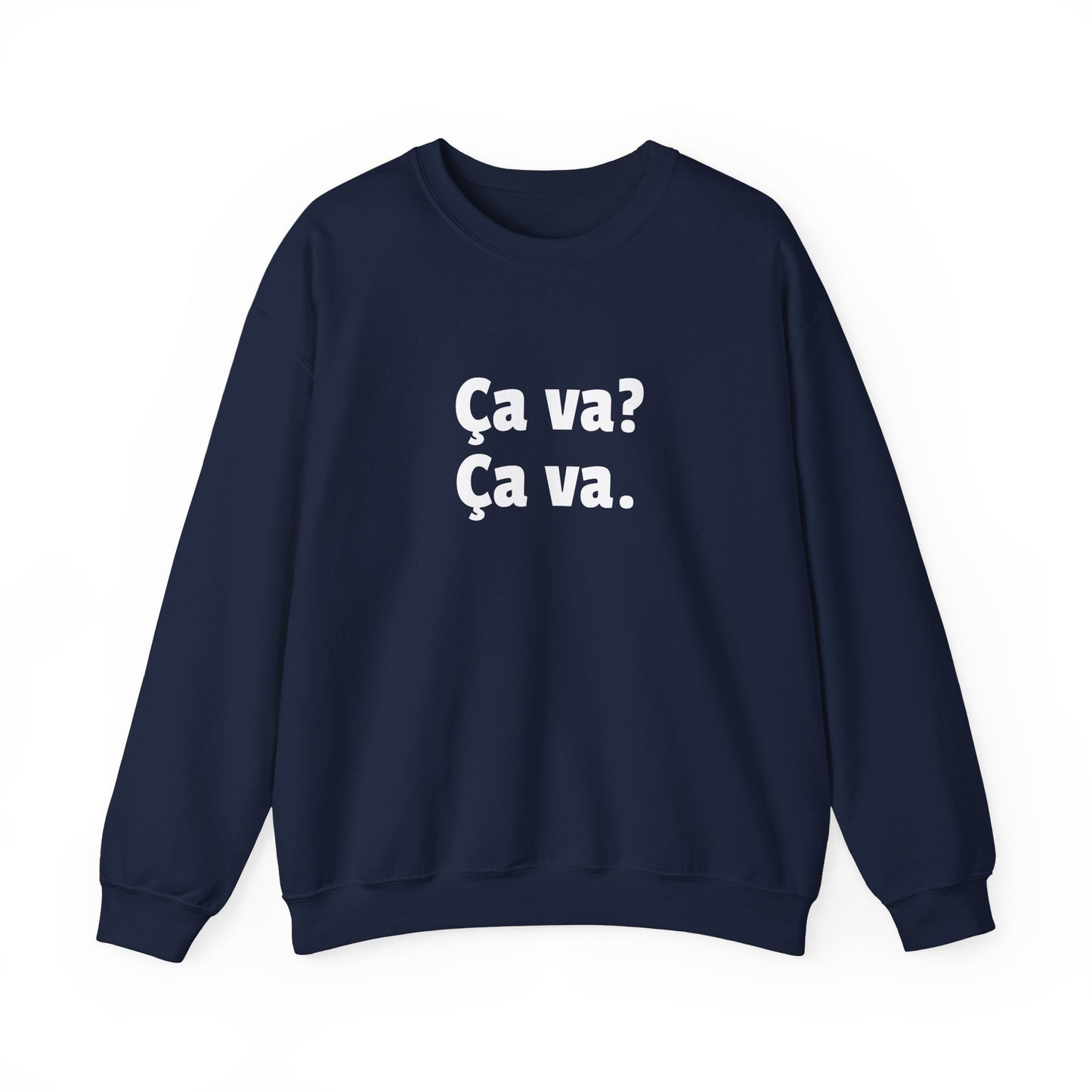 Ca va? Ca va. Unisex Crewneck Sweatshirt