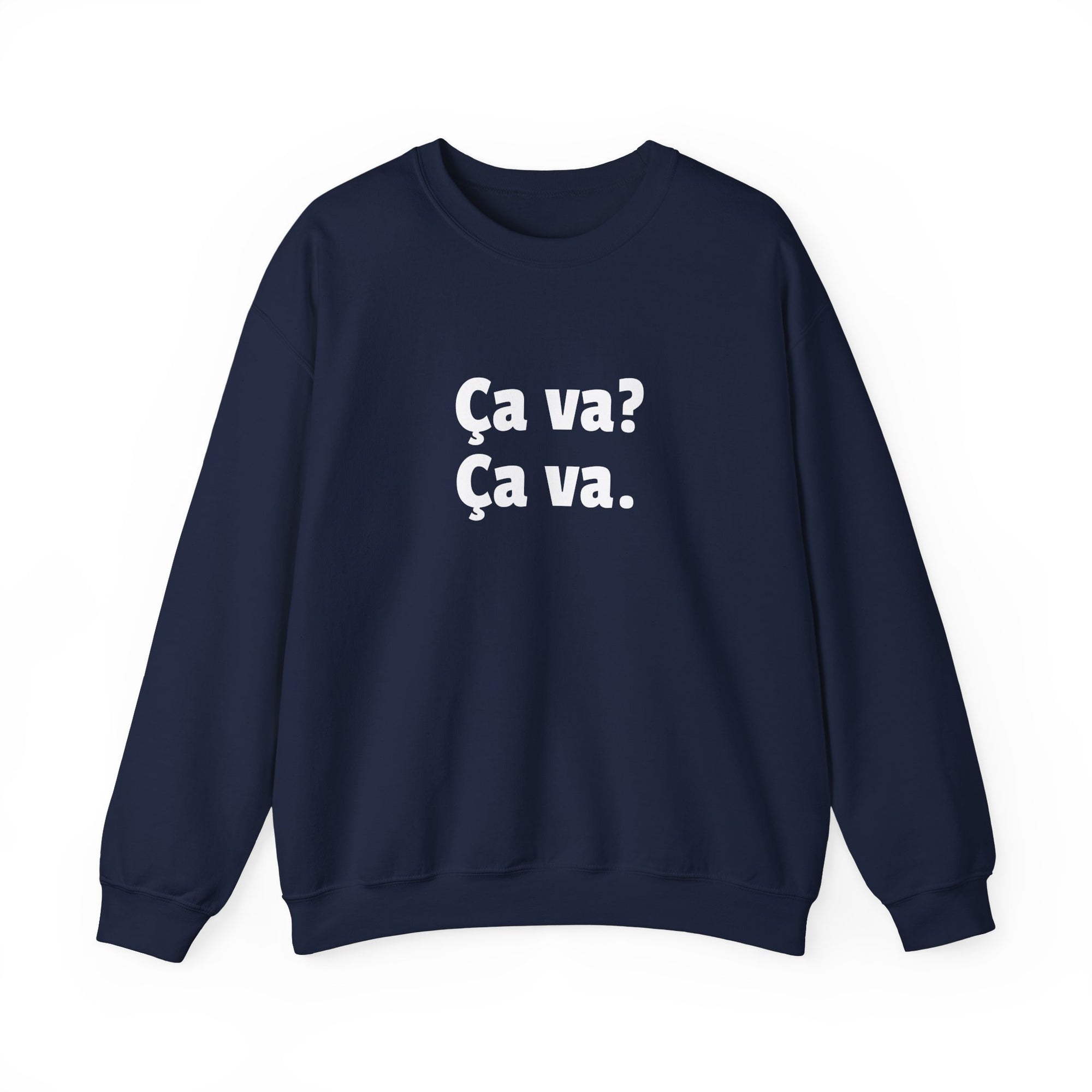 Ca va? Ca va. Unisex Crewneck Sweatshirt
