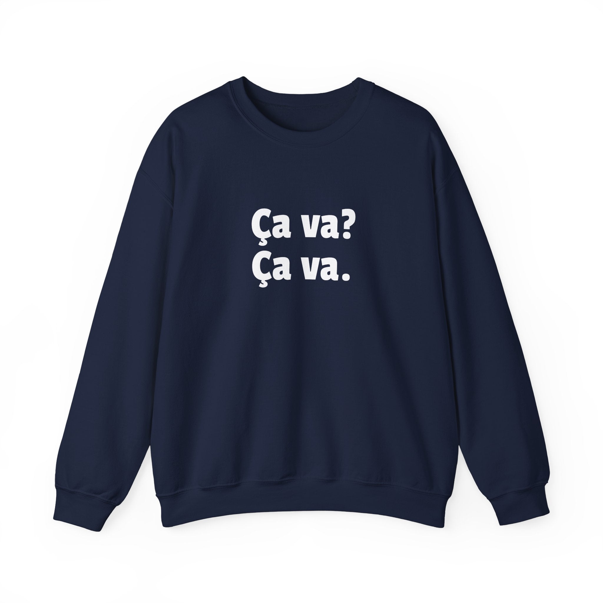 Ca va? Ca va. Unisex Crewneck Sweatshirt