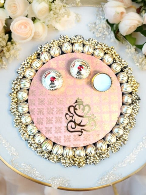 Pooja Thali with Ganesha & Gota