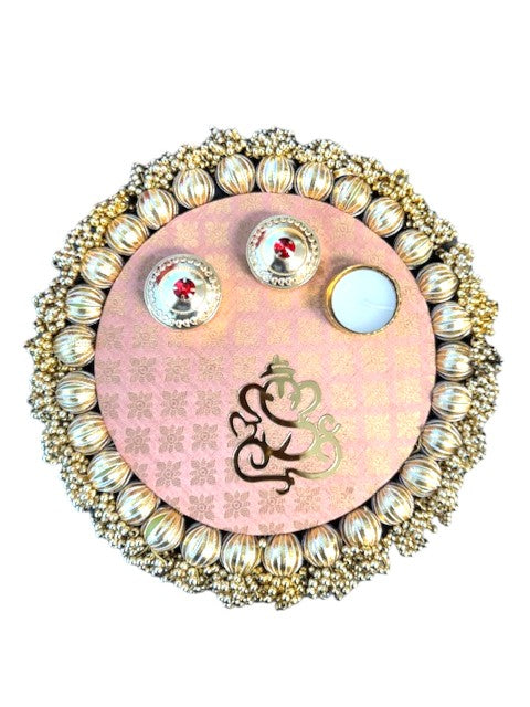 Pooja Thali with Ganesha & Gota