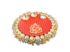 Pooja Thali with Ganesha & Gota