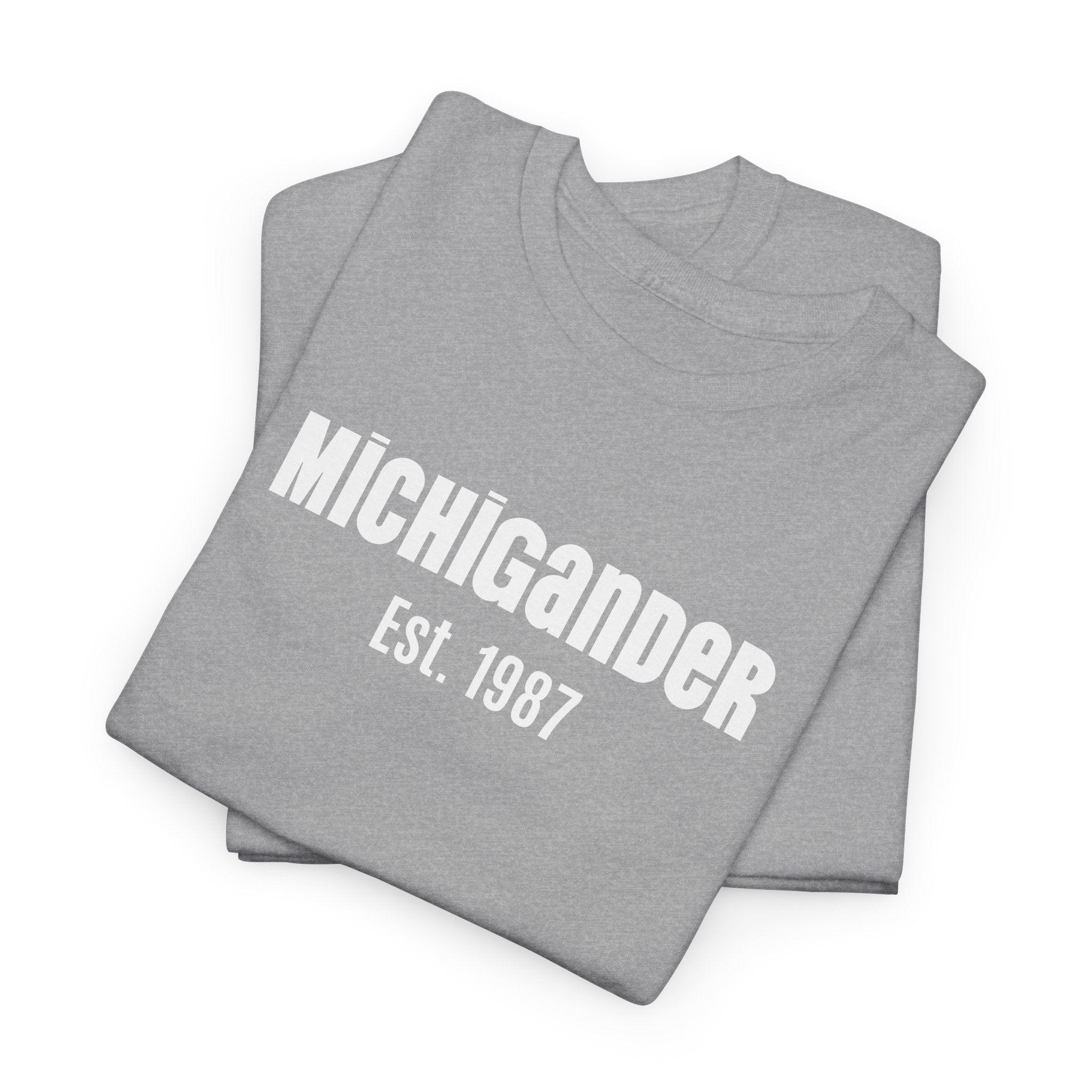 Michigander Established Year T‑Shirt — Customizable Michigan Pride Tee