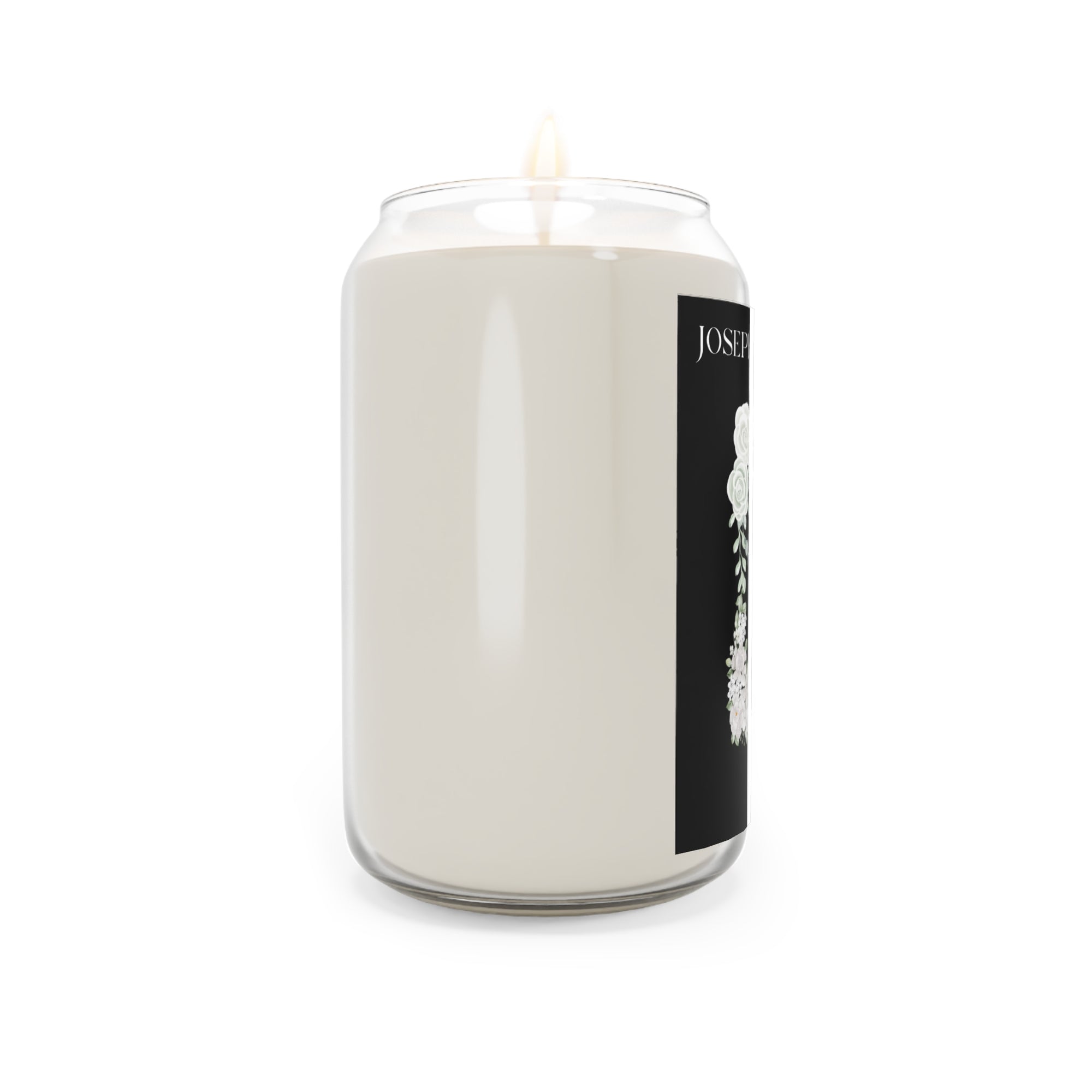 Personalized Scented Memorial Candle with photo - 13.75oz - La Vie Bien - Birthday Candle Gift - Bougie funérailles