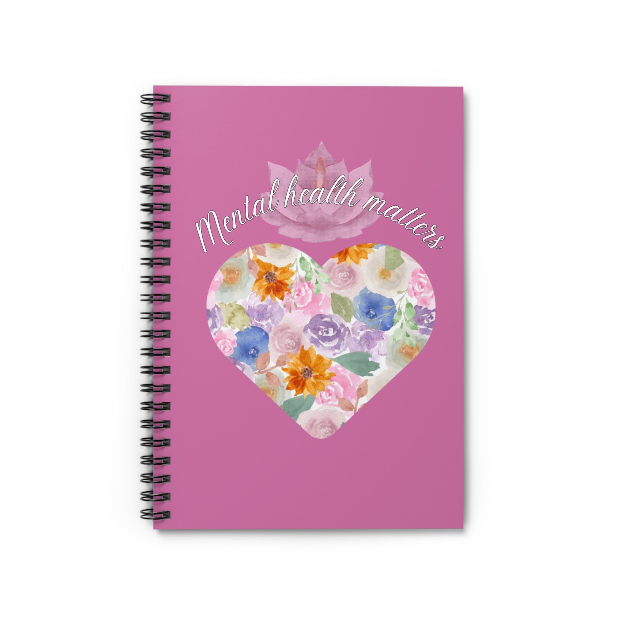 Mental Health matters Notebook, Pink