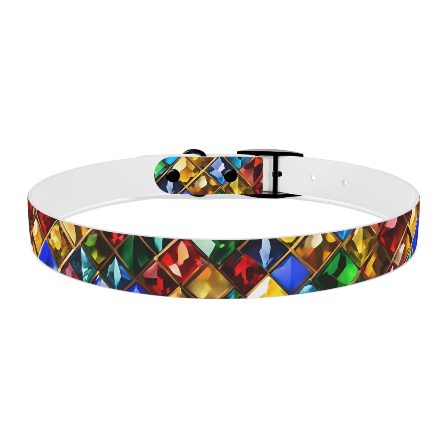 Collier pour chien à imprimé bijou