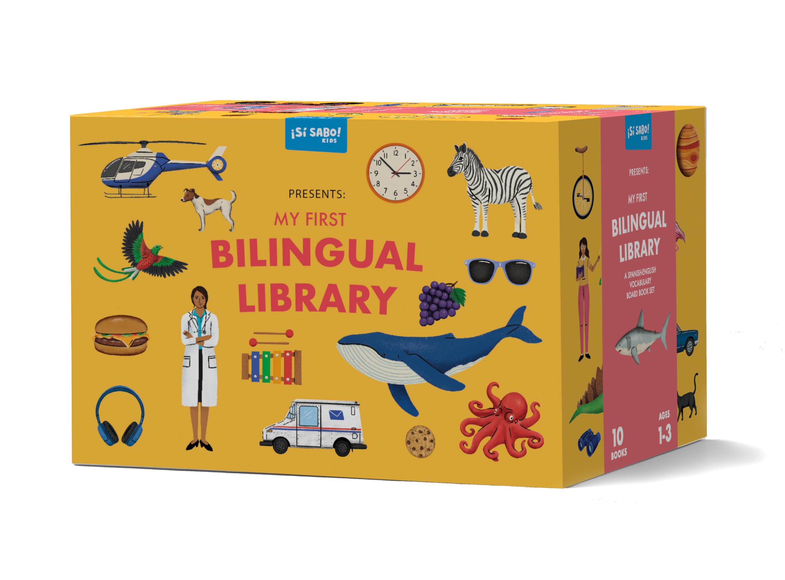 My First Bilingual Library: A Spanish-English Vocabulary Board Book Set of Colors, Numbers, Animals, Abcs, and More by Tia Chucha's Centro Cultural & Bookstore