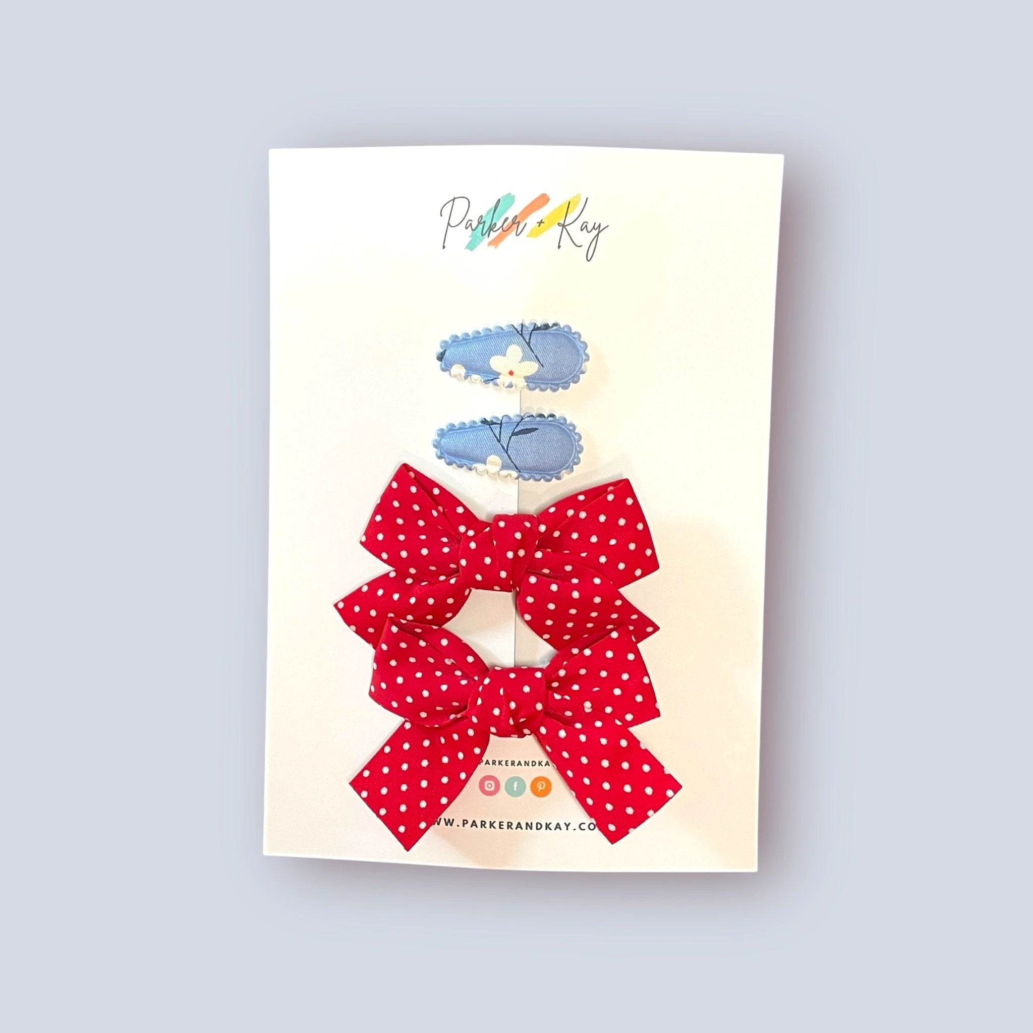 Mini Pigtails & Clips Set by Parker + Kay Creative